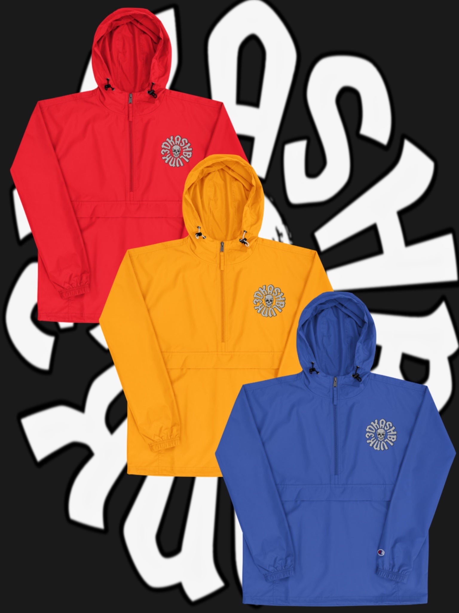 Embroidered Windbreaker